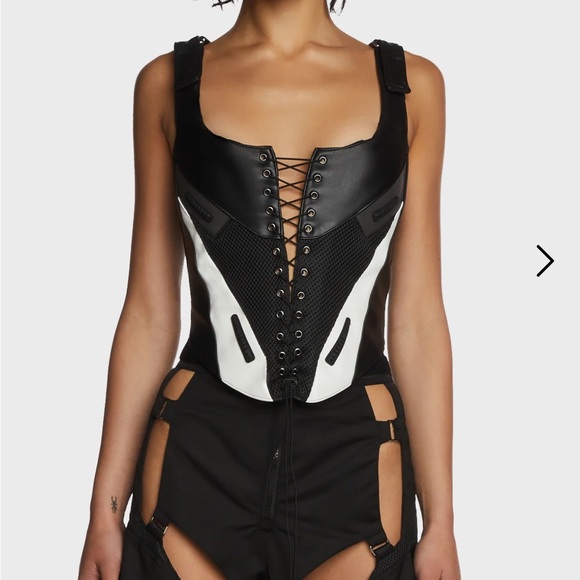 namilia Tops - Namibia top leather Sz S